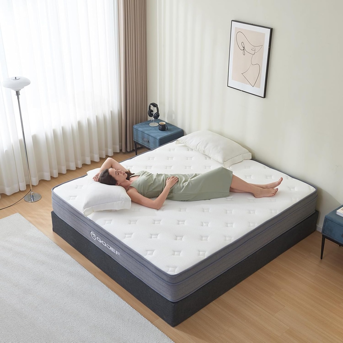 Gojef Full Size Mattress CertiPUR-US Certified